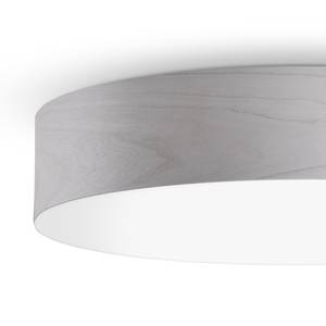 Plafonnier LED Veneli 1 ampoule - Frêne taupe - Abat-jour diamètre : 50 cm