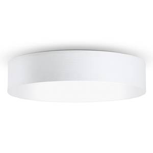 LED-plafondlamp Veneli 1 lichtbron - Essenhouten wit - Diameter lampenkap: 50 cm
