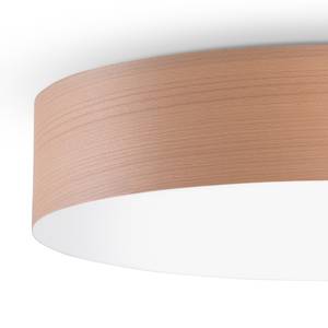 Plafonnier LED Veneli 1 ampoule - Hêtre - Abat-jour diamètre : 50 cm