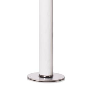 LED-Stehleuchte Veneli 1-flammig - Esche Weiß / Edelstahl