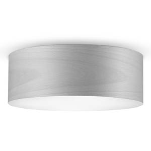 Plafonnier LED Veneli 1 ampoule - Frêne taupe - Abat-jour diamètre : 30 cm