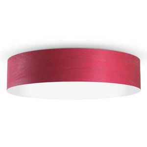 LED-plafondlamp Veneli 1 lichtbron - Essenhouten rood - Diameter lampenkap: 70 cm