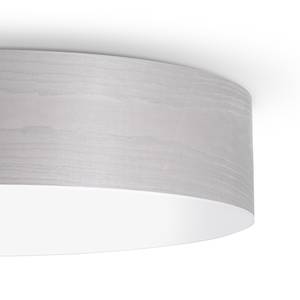 Plafonnier LED Veneli 1 ampoule - Frêne taupe - Abat-jour diamètre : 70 cm