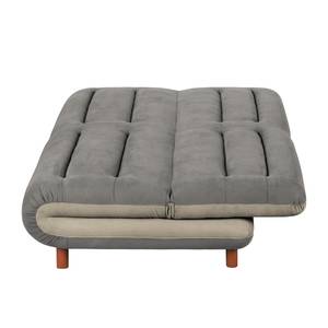 Schlafsofa Energy Webstoff Grau / Cappuccino / Limettengrün