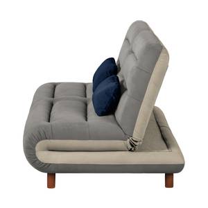 Schlafsofa Energy Webstoff Grau / Cappuccino / Blau