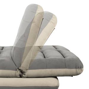 Schlafsofa Energy Webstoff Grau / Cappuccino / Blau