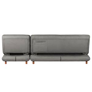 Ecksofa Energy (beidseitig montierbar) Webstoff - Grau