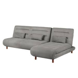 Ecksofa Energy (beidseitig montierbar) Webstoff - Grau