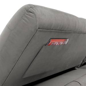 Ecksofa Energy (beidseitig montierbar) Webstoff - Grau