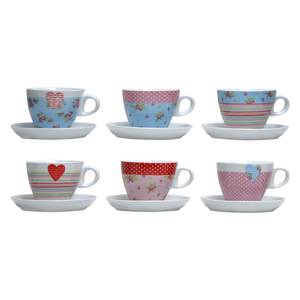 Tasses expresso Calvina (lot de 2) Porcelaine multicolore