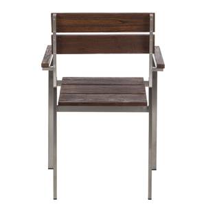 Chaise de jardin Teakline Premium Teck massif / Acier inoxydable