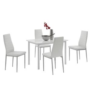 Set tavolo da pranzo Freeren Bianco