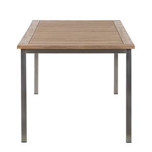 Table de jardin Teak Line Vari Teck massif / Acier inoxydable - 180