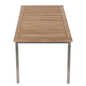 Table de jardin Teak Line Vari Teck massif / Acier inoxydable - 180