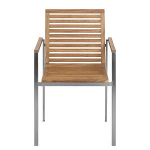 Table et chaises de jardin TEAKLINE 9A+ Teck massif / Acier inoxydable