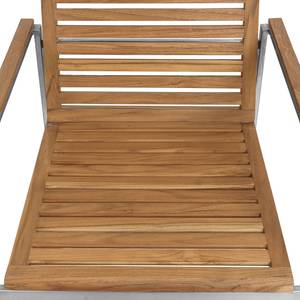 Table et chaises de jardin TEAKLINE 7A+ Teck massif / Acier inoxydable