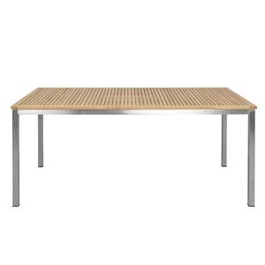 Essgruppe TEAK DELUXE 7-teilig Teak massiv / Textilene - Schwarz