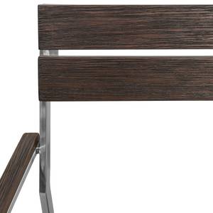 Essgruppe Teakline Premium III Teak massiv / Edelstahl - Dunkelbraun