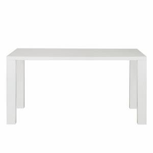 Eettafel Acle hoogglans wit - 160x90cm