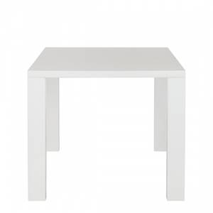 Table de salle à manger Acle Blanc brillant - 160 x 90 cm