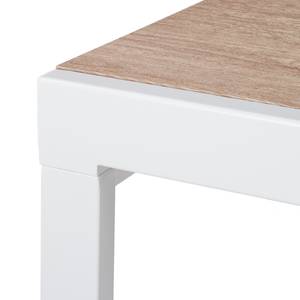 Table extensible Aldan Imitation chêne / Blanc