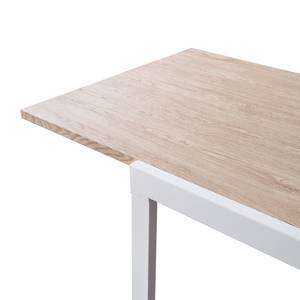 Table extensible Aldan Imitation chêne / Blanc