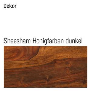 Eettafel Andaman sheeshamhout/donker honingkleurig - 160x90cm
