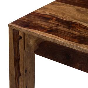 Eettafel Andaman massief sheeshamhout - Sheeshamhout donker honingkleurig - Breedte: 120 cm