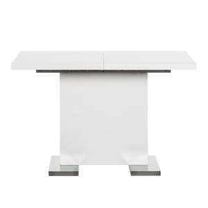 Table extensible Anne Blanc brillant