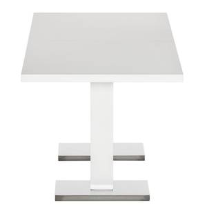 Table extensible Anne Blanc brillant