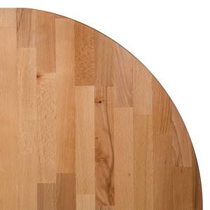 Table BarviWOOD (avec rallonge) Marron - Bois massif - 160 x 75 x 90 cm