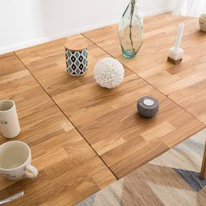 Eettafel ArviWOOD (met uitschuiffunctie) Bruin - Massief hout - 170 x 75 x 90 cm