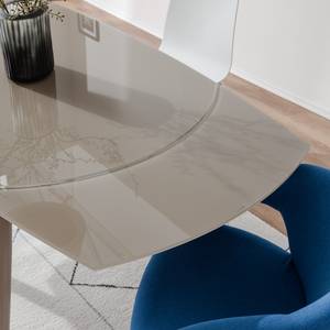 Table extensible Askis Verre / Métal - Taupe