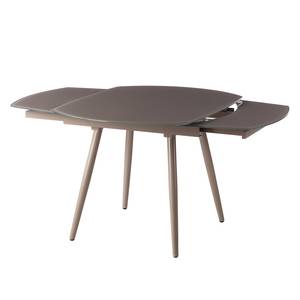 Table extensible Askis Verre / Métal - Taupe