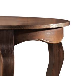 Table extensible Azjana ll Pin massif - Marron