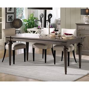 Table Azjana lll (extensible) - Pin massif - Gris