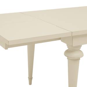 Eettafel Azjana massief pijnboomhout - Licht beige - Met verlengelement aan beide kanten