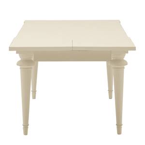 Eettafel Azjana massief pijnboomhout - Licht beige - Met verlengelement aan een kant