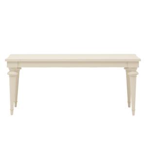 Table Azjana Pin massif - Beige clair - Sans rallonge