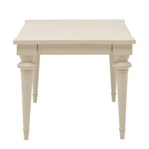 Table Azjana Pin parasol massif - Beige clair - Sans rallonge