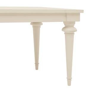 Table Azjana Pin parasol massif - Beige clair - Sans rallonge