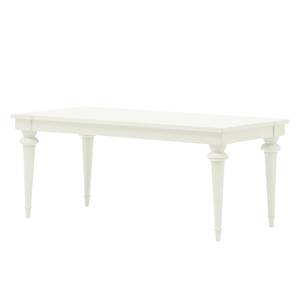 Table Azjana Pin massif - Pin blanc verni - Sans rallonge