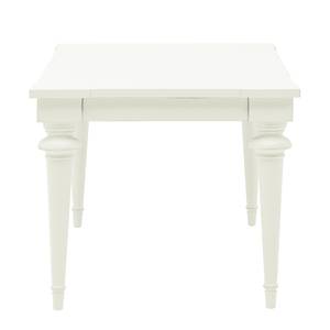 Table Azjana Pin massif - Pin blanc verni - Sans rallonge