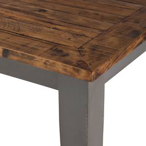 Table Balignton II Pin massif - Gris - 220 x 100 cm