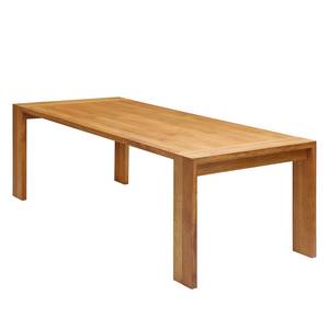 Table Bruce Chêne massif - Chêne - 160 x 100 cm