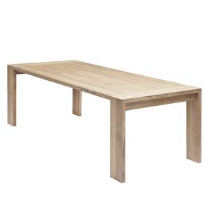 Eettafel Bruce massief eikenhout - Lichte eikenhouten - 140 x 110 cm