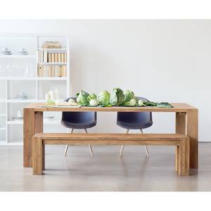 Table Bruce Chêne massif - Chêne clair - 160 x 110 cm