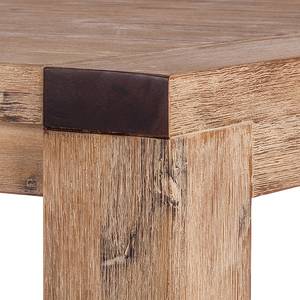 Table Alenja Bois d'acacia massif - Couleur sable