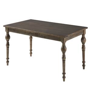 Table Coelestin Orme partiellement massif Marron gris - 180 x 85 cm