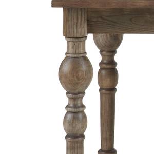 Table Coelestin Orme partiellement massif Marron gris - 150 x 85 cm